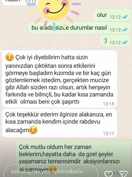 Danışan Yorumu
